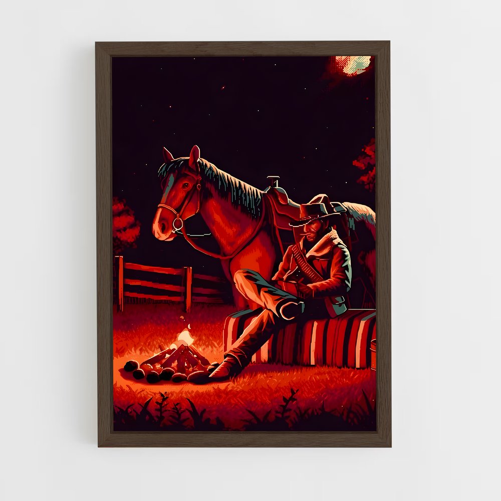 Poster Arthur morgan tonneau – affiche Red Dead Redemption (vue 5)